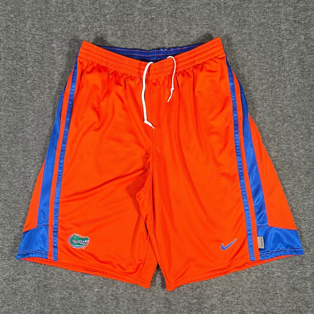Vtg 90s Nike Team Florida Gators Basketball Shorts Authentic Mens XXL NikeFit